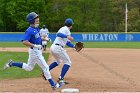 Baseball vs CGA  Wheaton College Baseball vs Coast Guard Academy during game one of the NEWMAC semi-finals playoffs. - (Photo by Keith Nordstrom) : Wheaton, baseball, NEWMAC